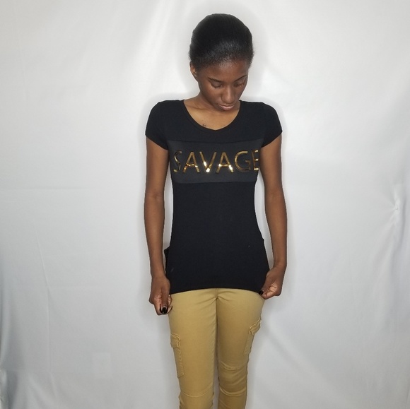 Black Short Sleeve Graphic Tee - Picture 2 of 3